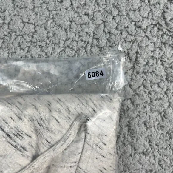 J Jill Space Dyed Tunic Top Womens Large V-Neck Cuffed 3/4 Sleeve Gray - Picture 7 of 7